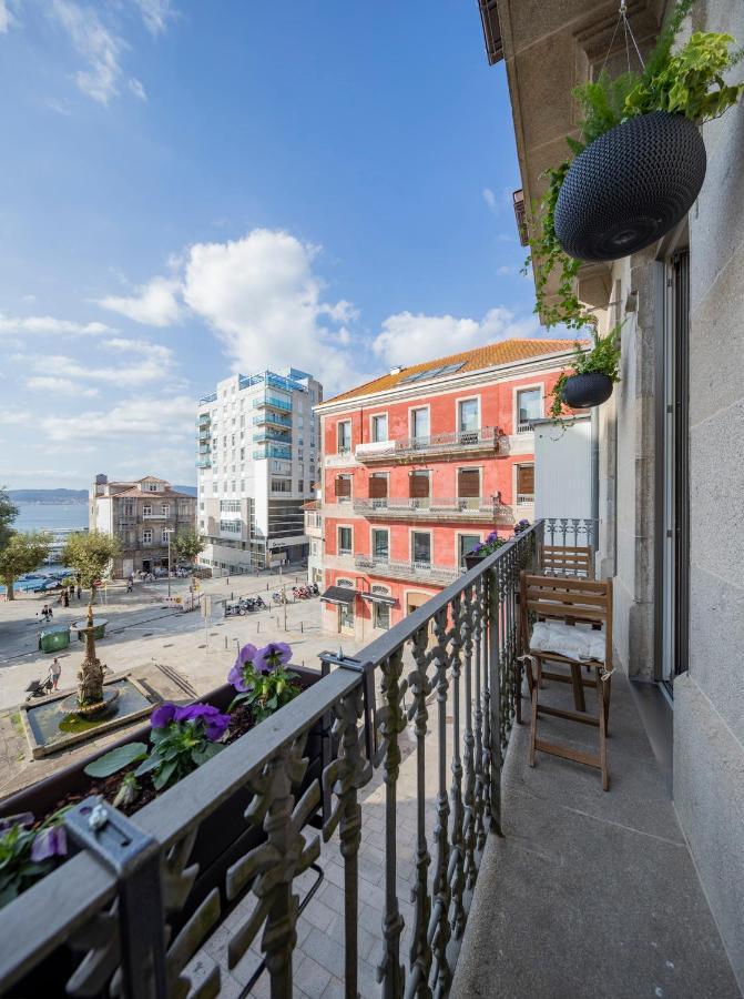 Refugio De Paz Y Encanto En El Corazon De Vigo Con Vistas Al Mar Eksteriør bilde