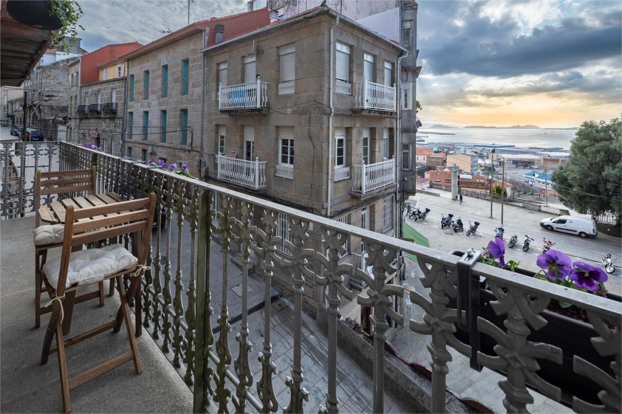 Refugio De Paz Y Encanto En El Corazon De Vigo Con Vistas Al Mar Eksteriør bilde